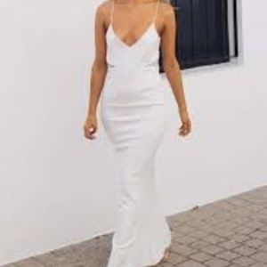 Miss Holly White Maxi Dress, NWT